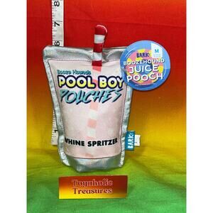 Bark Box Boozehound Juice Pooch Pouch Medium Dog Toy
